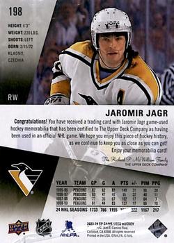2023-24 SP Game Used - Premium Material #198 Jaromir Jagr Back