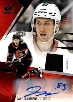 2023-24 SP Game Used - Auto Jersey #83 Jake Sanderson Front