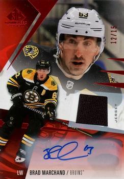 2023-24 SP Game Used - Auto Jersey #119 Brad Marchand Front