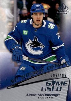 2023-24 SP Game Used - 2003-04 Retro Rookie Debut #R-2 Aidan McDonough Front