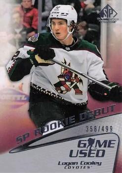 2023-24 SP Game Used - 2003-04 Retro Rookie Debut #R-3 Logan Cooley Front