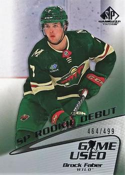 2023-24 SP Game Used - 2003-04 Retro Rookie Debut #R-5 Brock Faber Front