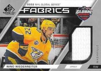 2023-24 SP Game Used - 2022 Global Series Fabrics #GS-5 Nino Niederreiter Front