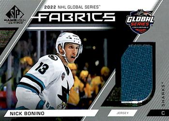 2023-24 SP Game Used - 2022 Global Series Fabrics #GS-10 Nick Bonino Front