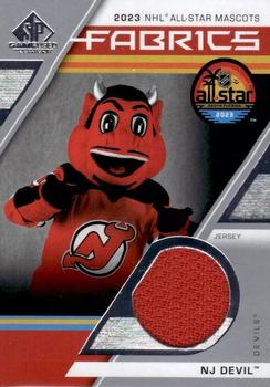 2023-24 SP Game Used - 2023 All-Star Mascot Fabrics #ASM-ND N.J. Devil Front