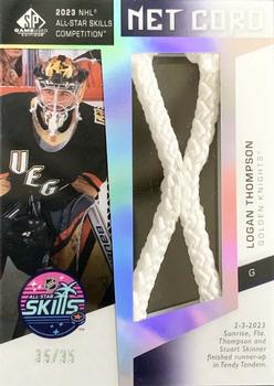 2023-24 SP Game Used - 2023 All-Star Skills Net Cord Relics #SKN-LT Logan Thompson Front
