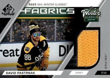 2023-24 SP Game Used - 2023 Winter Classic Fabrics #WC-1 David Pastrnak Front