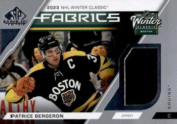 2023-24 SP Game Used - 2023 Winter Classic Fabrics #WC-4 Patrice Bergeron Front