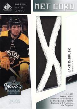 2023-24 SP Game Used - 2023 Winter Classic Net Cord Relics #WCN-JD Jake DeBrusk Front