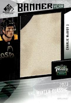 2023-24 SP Game Used - Banner Year 2023 Winter Classic #BYWC-CM Charlie McAvoy Front