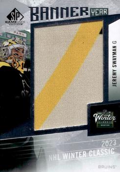 2023-24 SP Game Used - Banner Year 2023 Winter Classic #BYWC-JS Jeremy Swayman Front