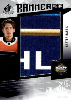 2023-24 SP Game Used - Banner Year NHL Draft #BYDR-CH Carter Hart Front