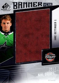 2023-24 SP Game Used - Banner Year NHL Draft #BYDR-JO Jake Oettinger Front