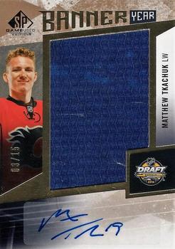 2023-24 SP Game Used - Banner Year NHL Draft Auto #BYDR-MT Matthew Tkachuk Front