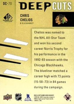 2023-24 SP Game Used - Deep Cuts #DC-70 Chris Chelios Back