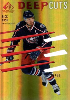 2023-24 SP Game Used - Deep Cuts Red #DC-78 Rick Nash Front
