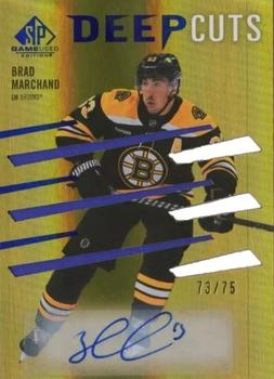 2023-24 SP Game Used - Deep Cuts Auto #DC-15 Brad Marchand Front