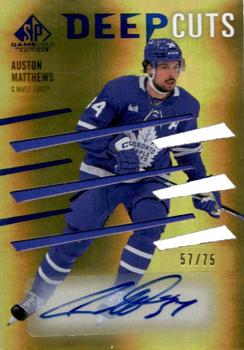 2023-24 SP Game Used - Deep Cuts Auto #DC-99 Auston Matthews Front