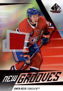 2023-24 SP Game Used - New Grooves Jersey #NG-13 Owen Beck Front