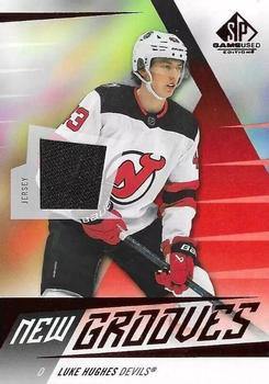 2023-24 SP Game Used - New Grooves Jersey #NG-17 Luke Hughes Front