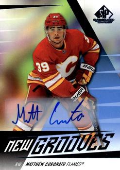 2023-24 SP Game Used - New Grooves Auto #NG-12 Matthew Coronato Front