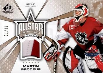 2023-24 SP Game Used - Retro Renovations Patch #RR-MB Martin Brodeur Front