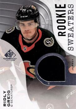 2023-24 SP Game Used - Rookie Sweaters #RS-RG Ridly Greig Front