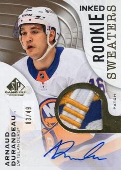 2023-24 SP Game Used - Inked Rookie Sweaters Patch #RS-AD Arnaud Durandeau Front