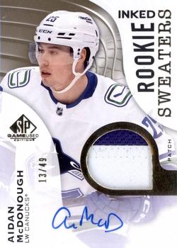 2023-24 SP Game Used - Inked Rookie Sweaters Patch #RS-AM Aidan McDonough Front