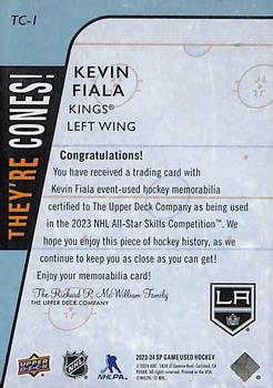 2023-24 SP Game Used - They're Cones! All-Star Skills Cone Relics #TC-1 Kevin Fiala Back