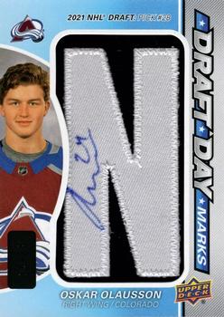2023-24 SP Game Used - 2022-23 SP Game Used Update: Draft Day Marks #DDM-OO Oskar Olausson Front