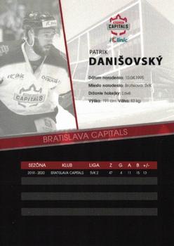 2022-23 Bratislava Capitals (ICEHL) #NNO Patrik Danisovsky Back