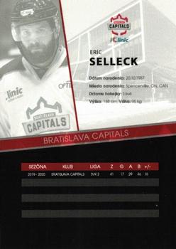 2022-23 Bratislava Capitals (ICEHL) #NNO Eric Selleck Back