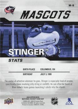 2024 Upper Deck National Hockey Card Day - Mascots #M-8 Stinger Back
