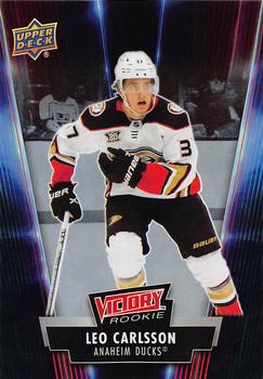 2024 Upper Deck National Hockey Card Day - Victory Rookies Black #V-15 Leo Carlsson Front