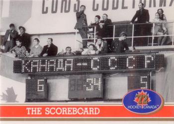 1991-92 Future Trends Canada ’72 - Promos #NNO The Goal / The Scoreboard Back