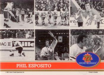 1991-92 Future Trends Canada ’72 - Promos #NNO The Leader / Phil Esposito Back