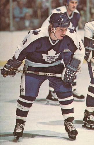 1979-80 Toronto Maple Leafs Postcards (Borderless) #63787-D Rocky Saganiuk Front