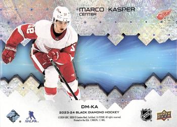 2023-24 Upper Deck Black Diamond - Diamond Might #DM-KA Marco Kasper Back