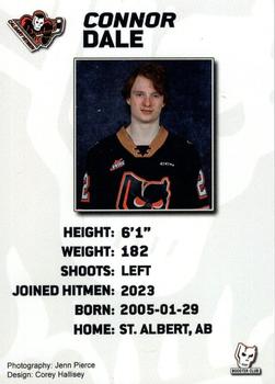 2023-24 Calgary Hitmen (WHL) #NNO Connor Dale Back