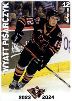 2023-24 Calgary Hitmen (WHL) #NNO Wyatt Pisarczyk Front