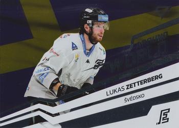 2023-24 SportZoo Tipsport ELH Serie 2 - Around the World #AW-31 Lukas Zetterberg Front