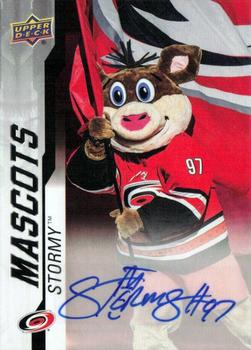 2024 Upper Deck National Hockey Card Day - Mascots Autographs #MA-5 Stormy Front