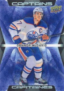 2023-24 Upper Deck Tim Hortons Greatest Duos - Captain Connections #C-1 Connor McDavid / Wayne Gretzky Front