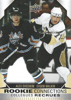 2023-24 Upper Deck Tim Hortons Greatest Duos - Rookie Connections #RC-1 Alex Ovechkin / Evgeni Malkin Front