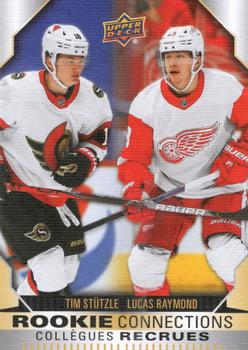 2023-24 Upper Deck Tim Hortons Greatest Duos - Rookie Connections #RC-11 Tim Stützle / Lucas Raymond Front