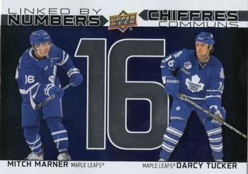 2023-24 Upper Deck Tim Hortons Greatest Duos - Linked By Numbers #LN-7 Mitch Marner / Darcy Tucker Front