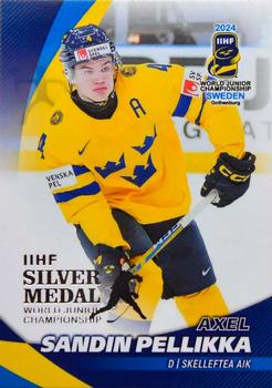 2024 BY Cards IIHF World Junior Championship #30 Axel Sandin Pellikka Front