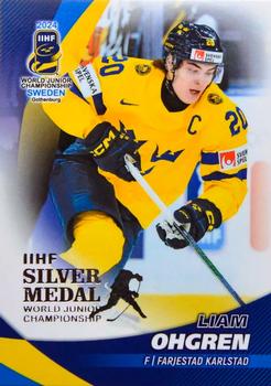2024 BY Cards IIHF World Junior Championship #42 Liam Ohgren Front