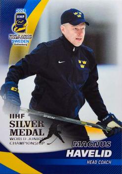 2024 BY Cards IIHF World Junior Championship #48 Magnus Havelid Front